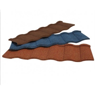 Metal Raw Material Colorful Roofing Tiles Professional Manufacturer Prime Steel Stone Coated Metal Roof Tile